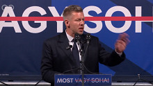 Magyar Péter a Tisza kampányzáróján: vasárnap rendszert váltunk!