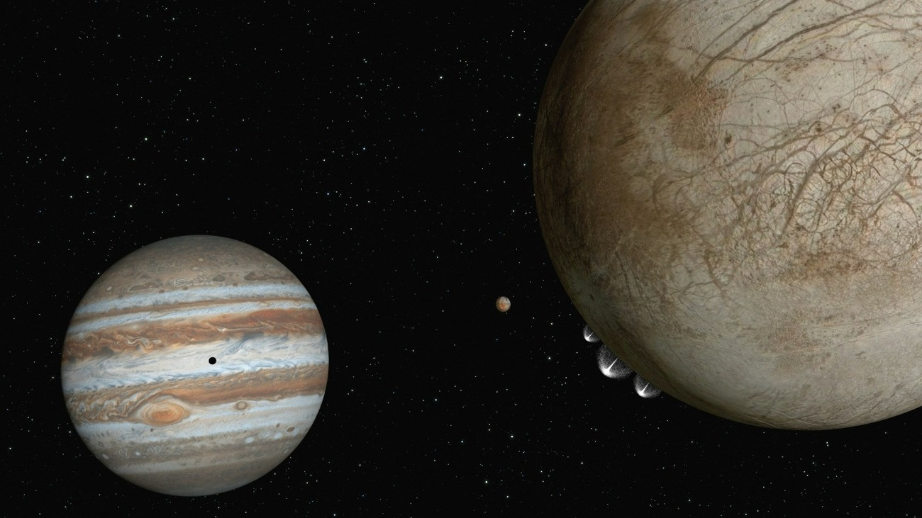 A Jupiter bolygó Európa nevű holdja.