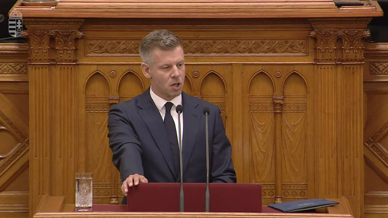 Magyar Péter elkezdte sorsdöntő beszédét Sulyok Tamás és a vagyonvisszaszerzés ügyében az Országgyűlésben