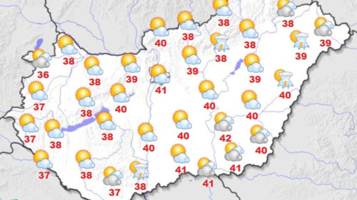 42 fok Magyarországon: soha ilyen meleg nem volt még, megdőlt az abszolút rekord