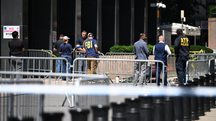 Gyújtóbomba robbant New York szívében