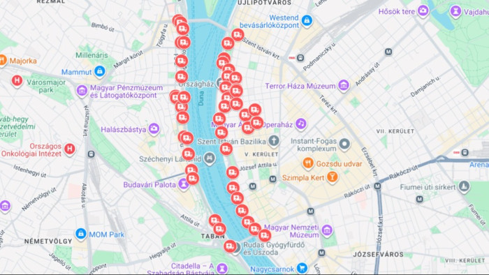 Baj van a tűzijáték idején? Térképen mutatjuk, hol állnak a mentők