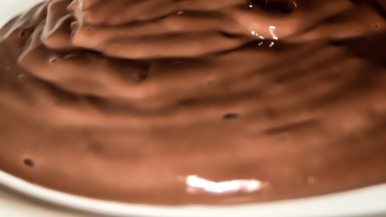 Csokoládés puding.