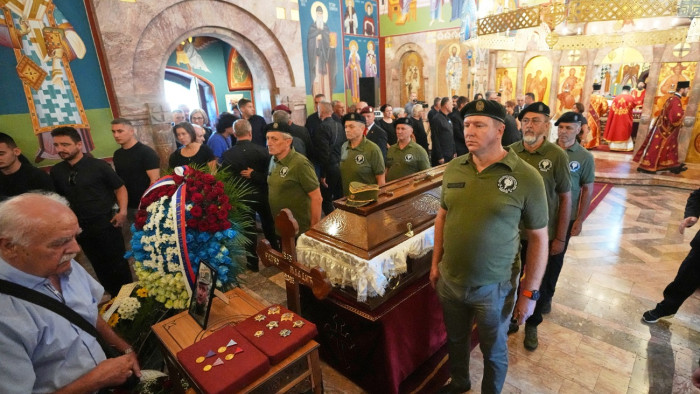 Eltemették Ratko Mladicot